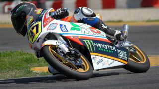 Rossi's brother wins his first race