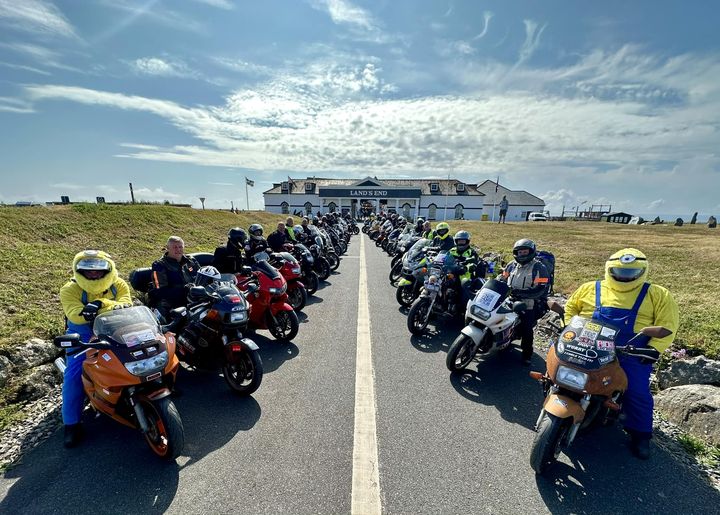 The Lonest Day Challenge Riders at the start