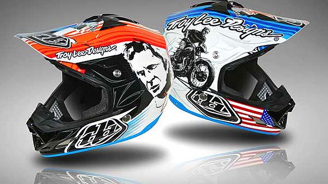 Troy Lee unveil Steve McQueen tribute helmets