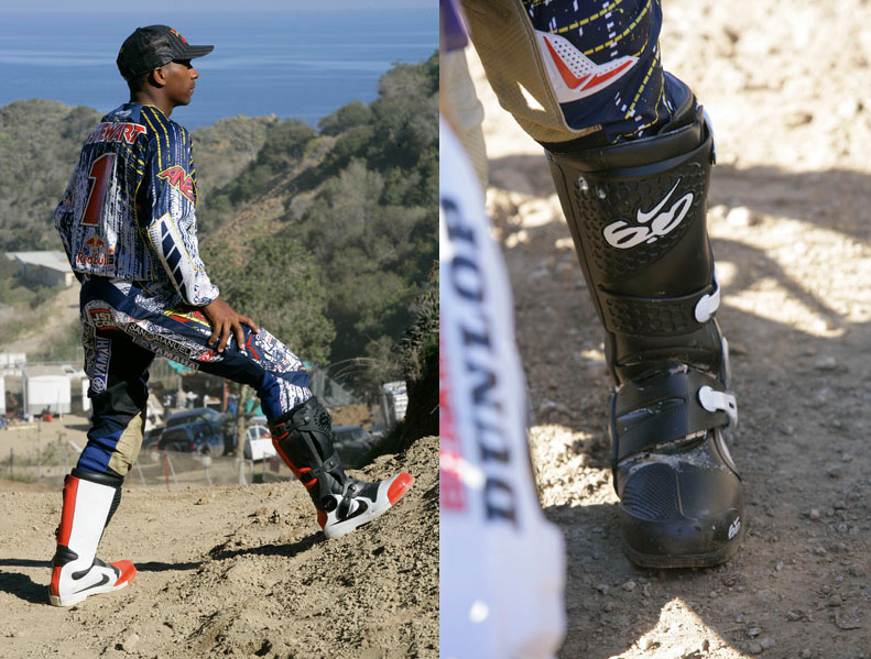 Kostuums Televisie kijken Bepalen Bubba Stewart unveils Nike MX boots | Visordown