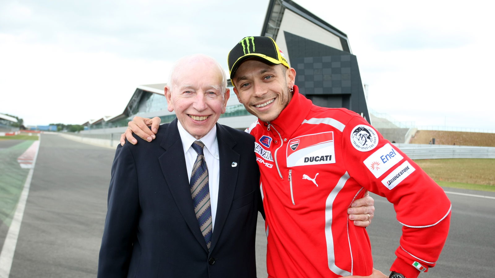 Rossi attends new Silverstone wing launch