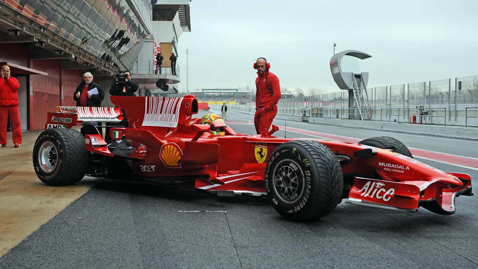 Valentino Rossi Ferrari F1 picture special