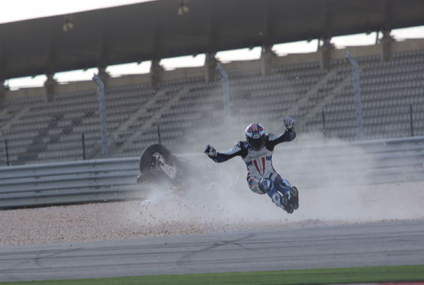 Ruben Xaus WSB Portimao crash pics