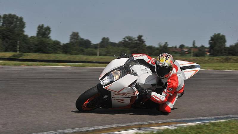 Sébastien Loeb on a KTM RC8R