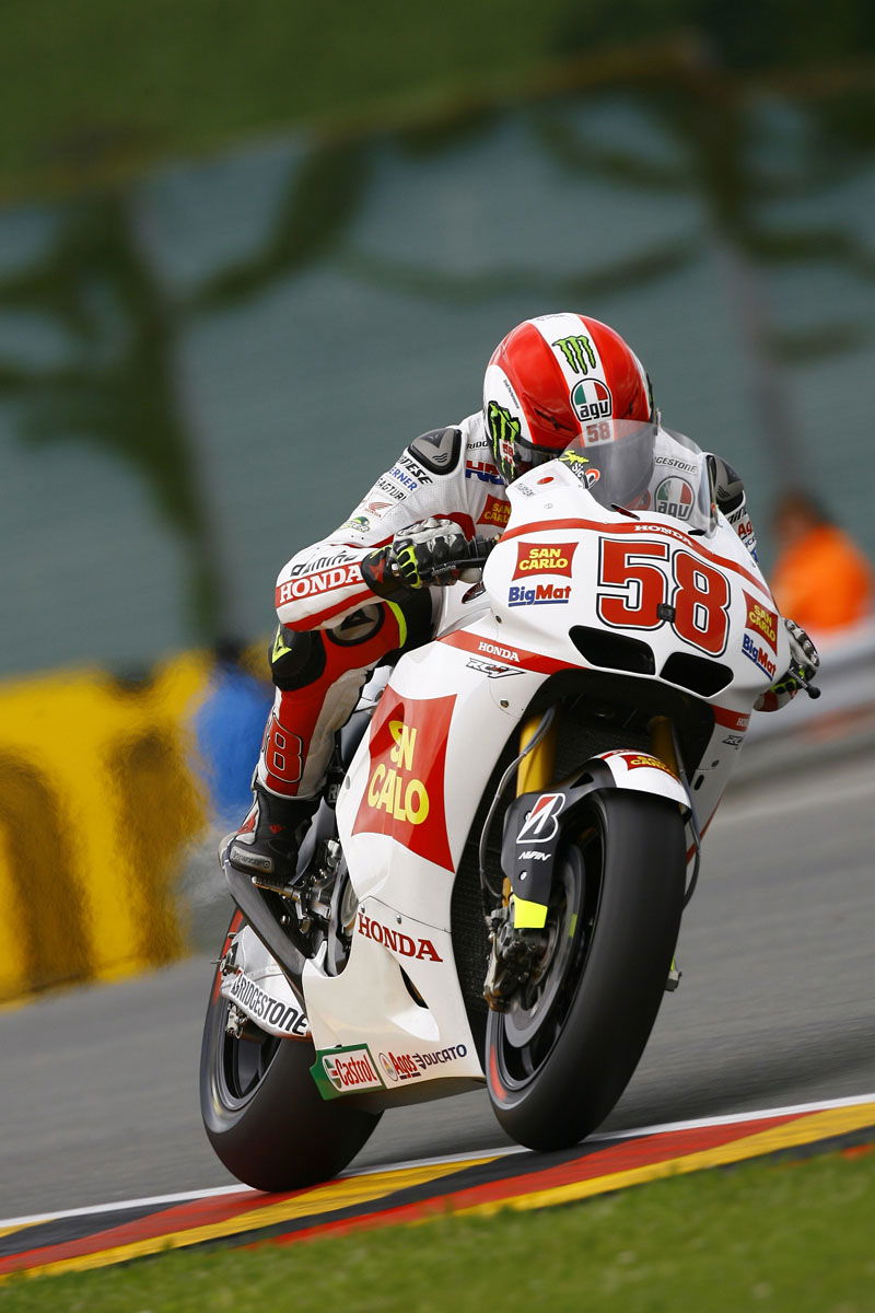 Stoner's Sachsenring highside