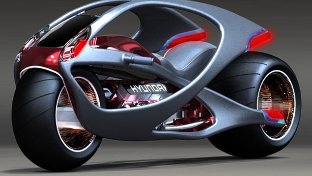 Muscle-inspired Hyundai bike concept