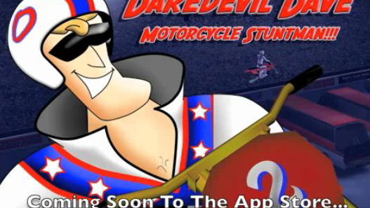 New iPhone App: Daredevil Dave: Motorcycle Stuntman!