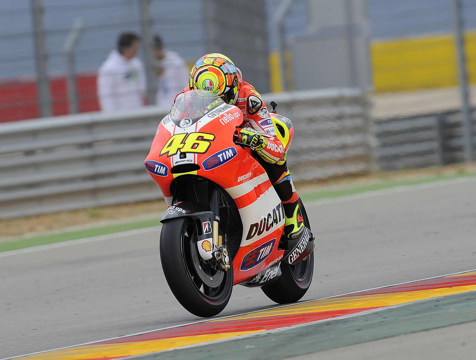 Aluminium chassis for Rossi's Ducati