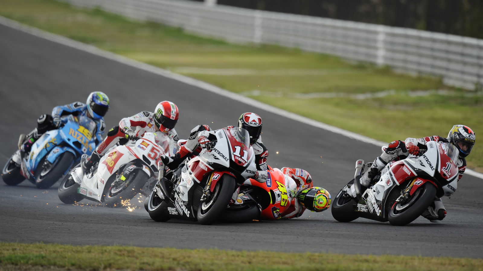 Rossi's Motegi crash sequence