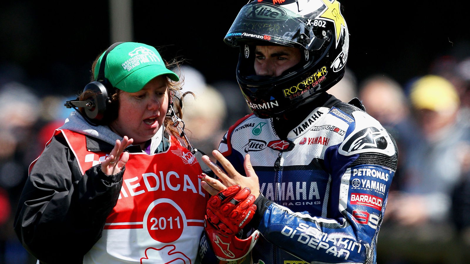 Lorenzo loses digit in Phillip Island crash