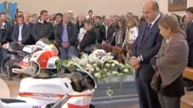 Marco Simoncelli laid to rest