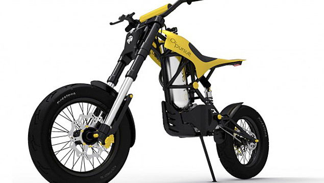 Compressed air-powered motorcycle