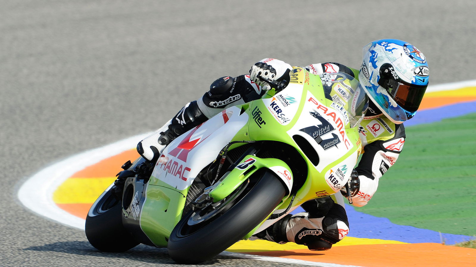 Checa testing Ducati GP12 today