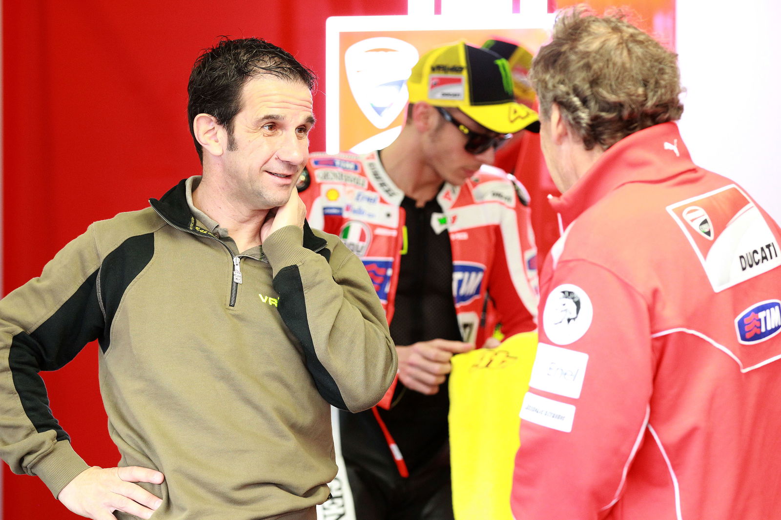 Checa testing Ducati GP12 today