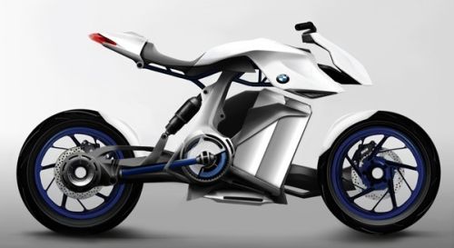 BMW Kunst hydrogen power concept bike