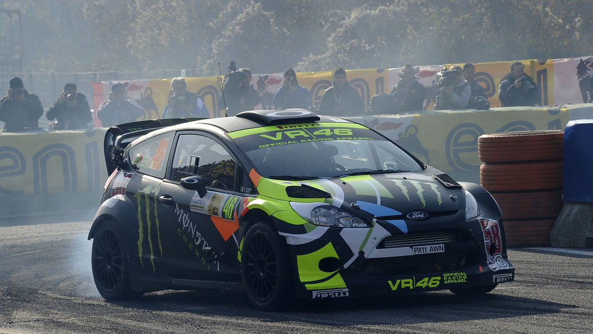 Rossi second to Loeb in Monza Rally