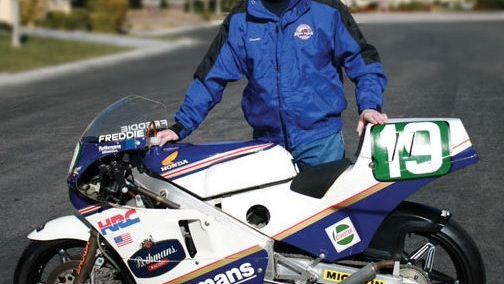Pic special: Freddie Spencer's World Championship bikes go up for sale