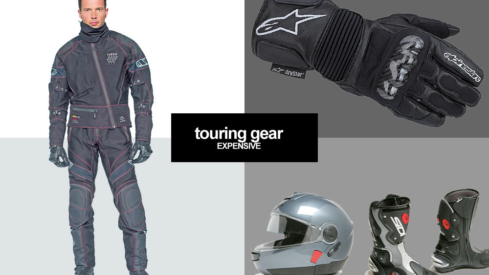 Touring riding gear: Budget & Expensive