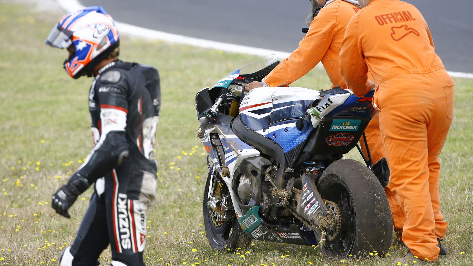 Josh Brookes struggles at Phillip Island