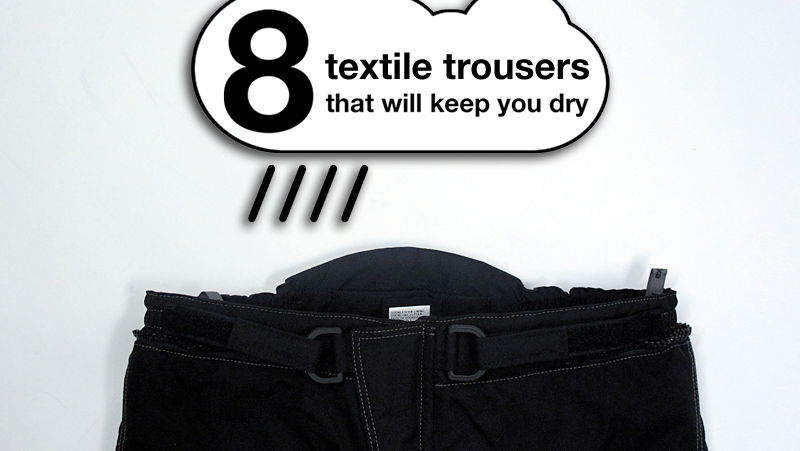Showcase: Waterproof textile trousers