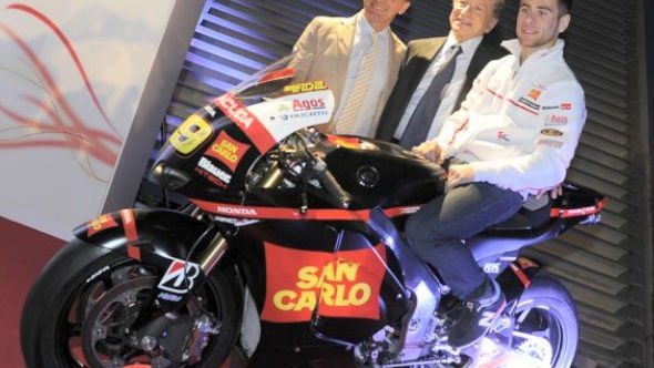 Gresini Honda goes black in respect