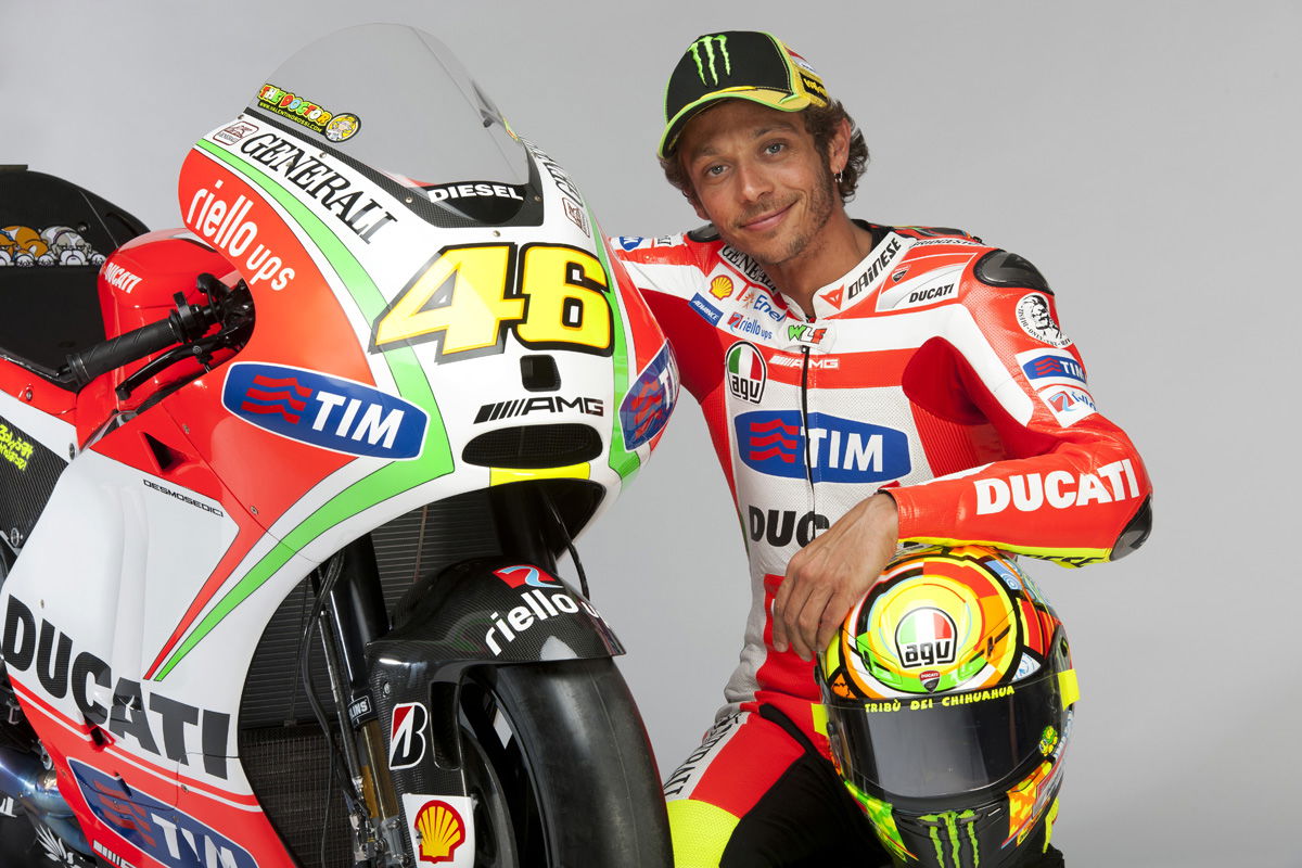 First Look: Rossi's Desmosedici GP12