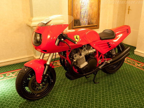 'Ferrari' motorcycle sold. At last.