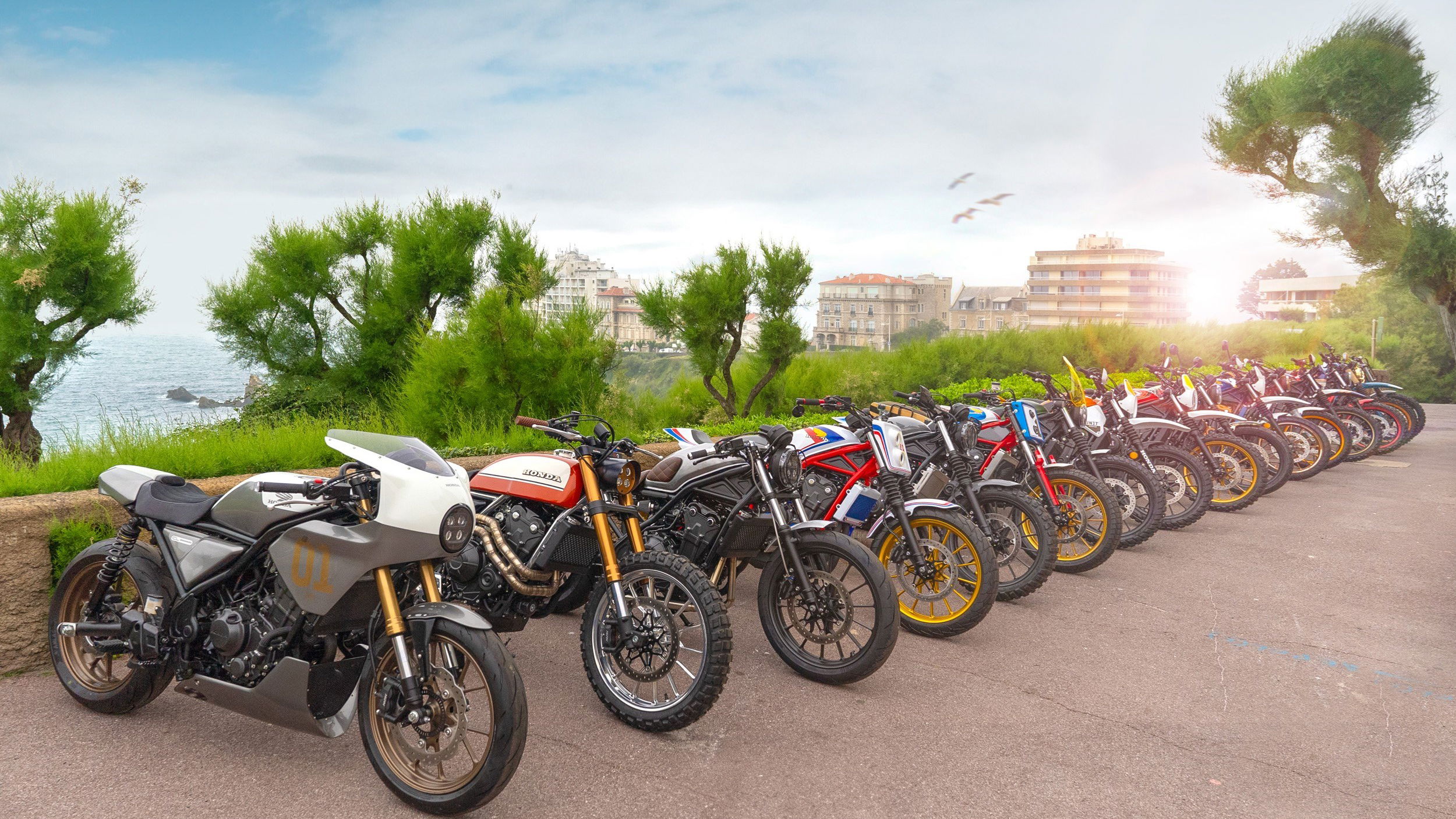 Honda CL500 line-up, Wheels & Waves 2024.