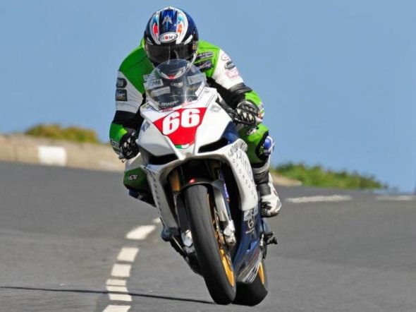 Guy Martin crashes out of NW200