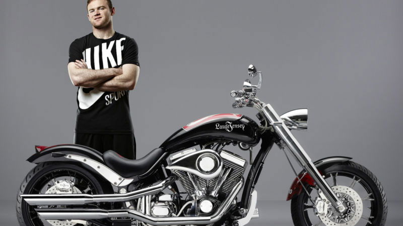 Wayne Rooney motorcycle up for auction