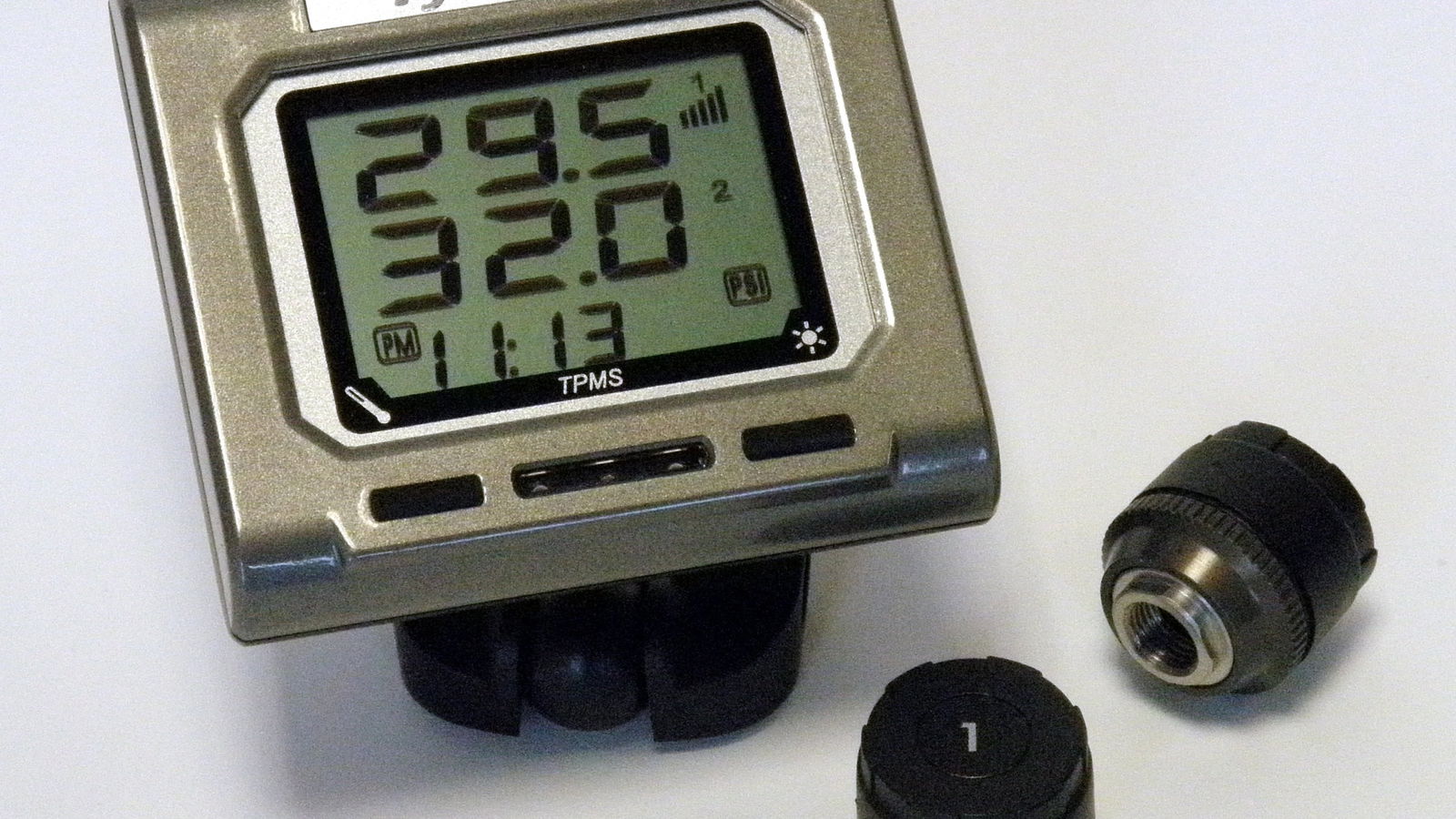 New: Tyre pressure monitoring system