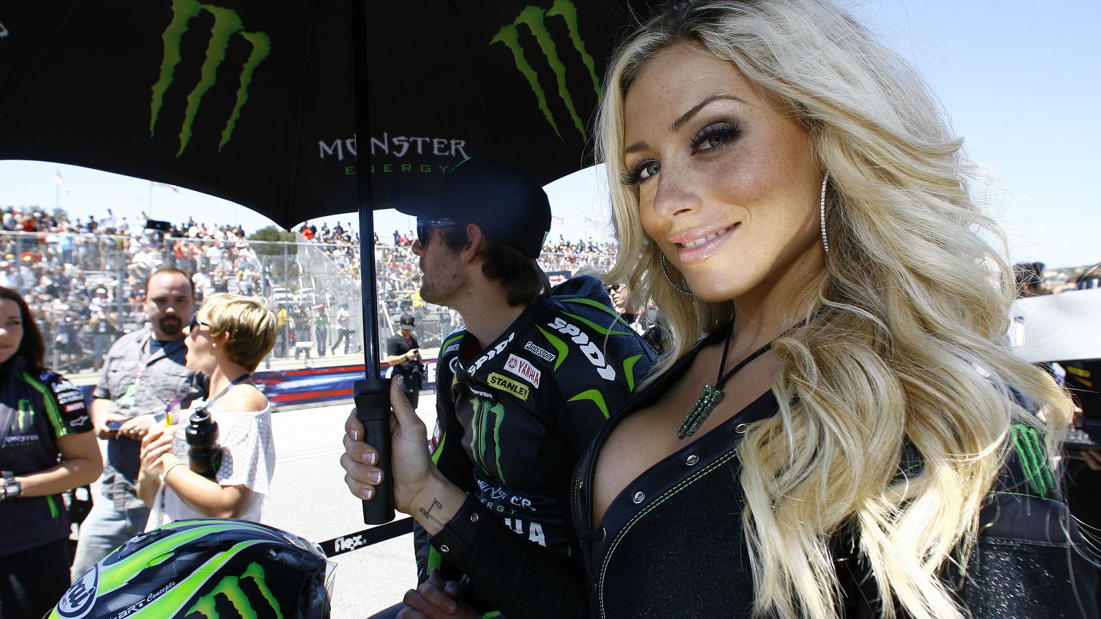 Girls from the Laguna Seca MotoGP