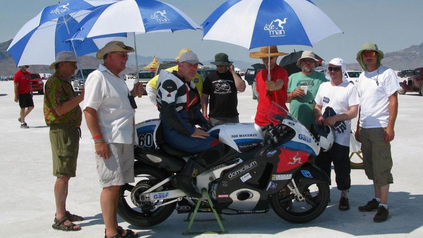 500cc Manxman breaks speed record