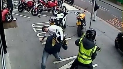 Thieves bungle double Panigale theft