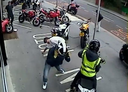 Thieves bungle double Panigale theft