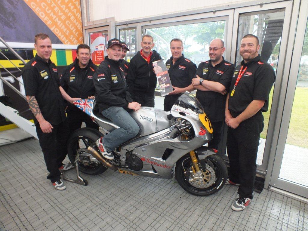 Michael Schumacher back on two wheels