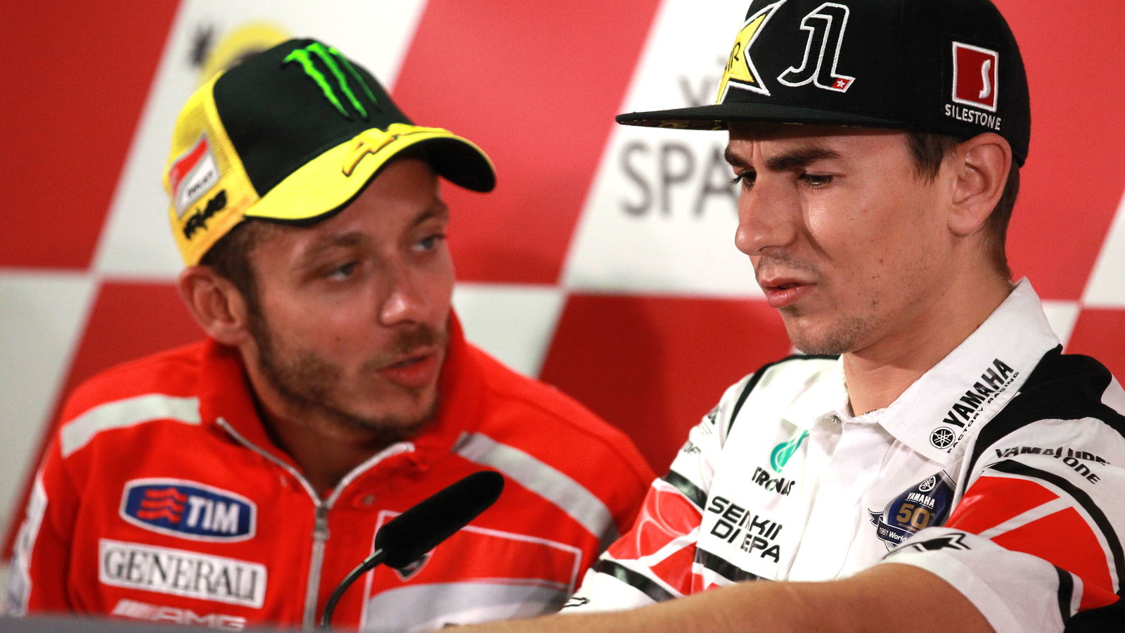 No wall for Lorenzo and Rossi