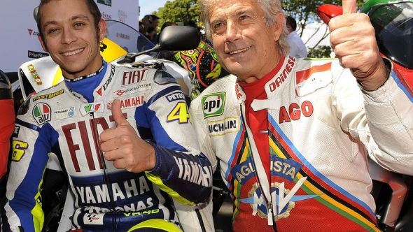 Agostini casts doubt on Rossi win