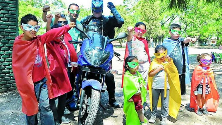 Bike-riding ‘superhero’ unmasked