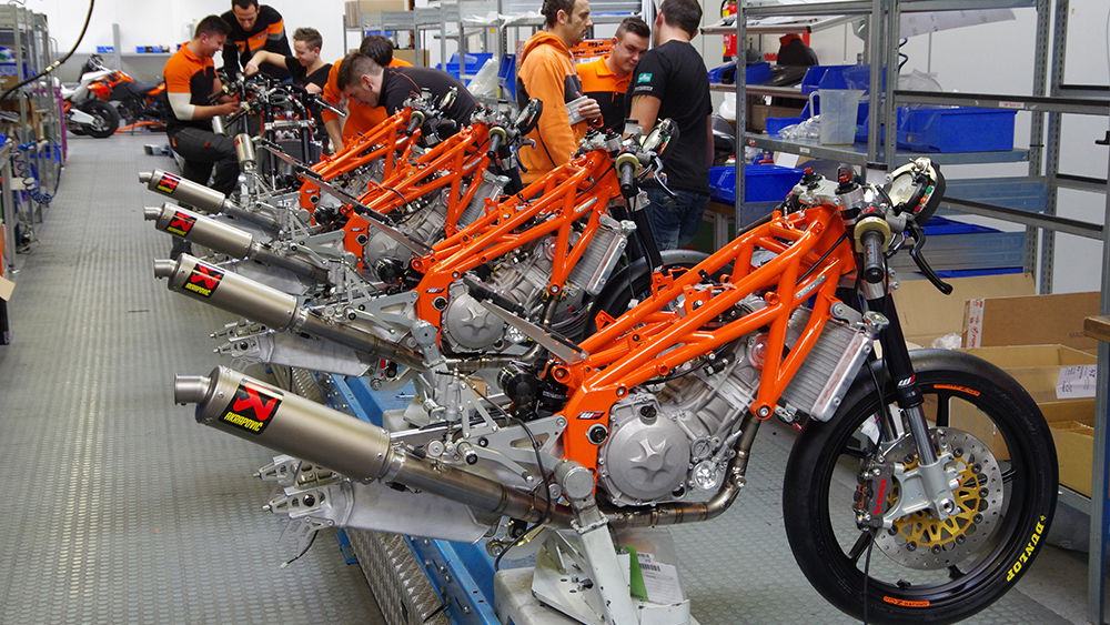 Baby KTM sportsbikes on the cards?
