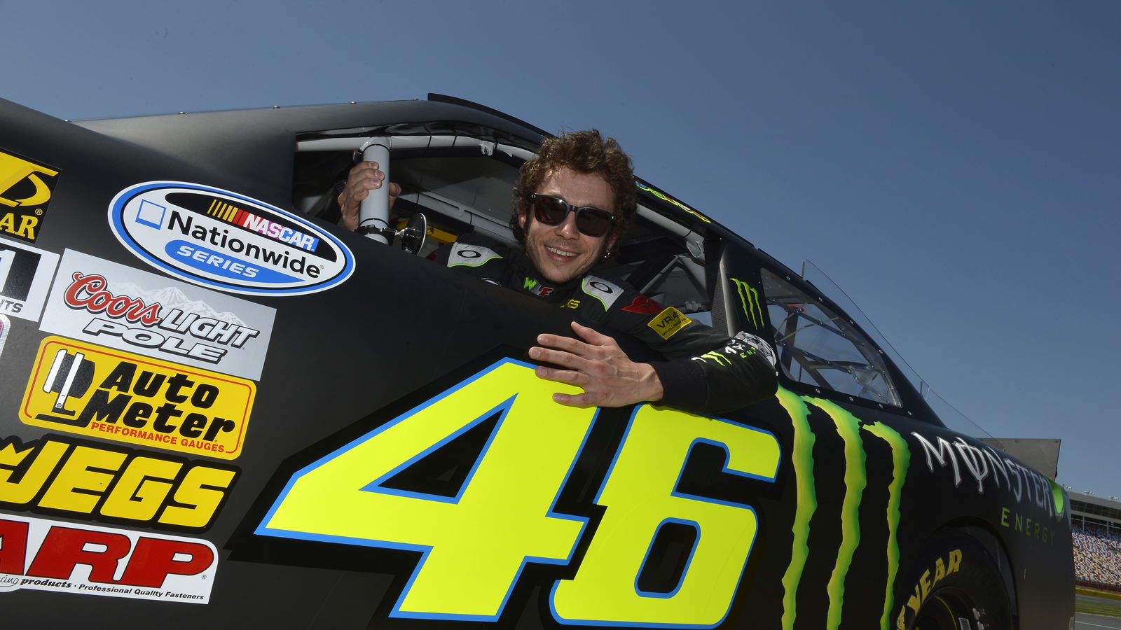 Rossi tries his hand at NASCAR