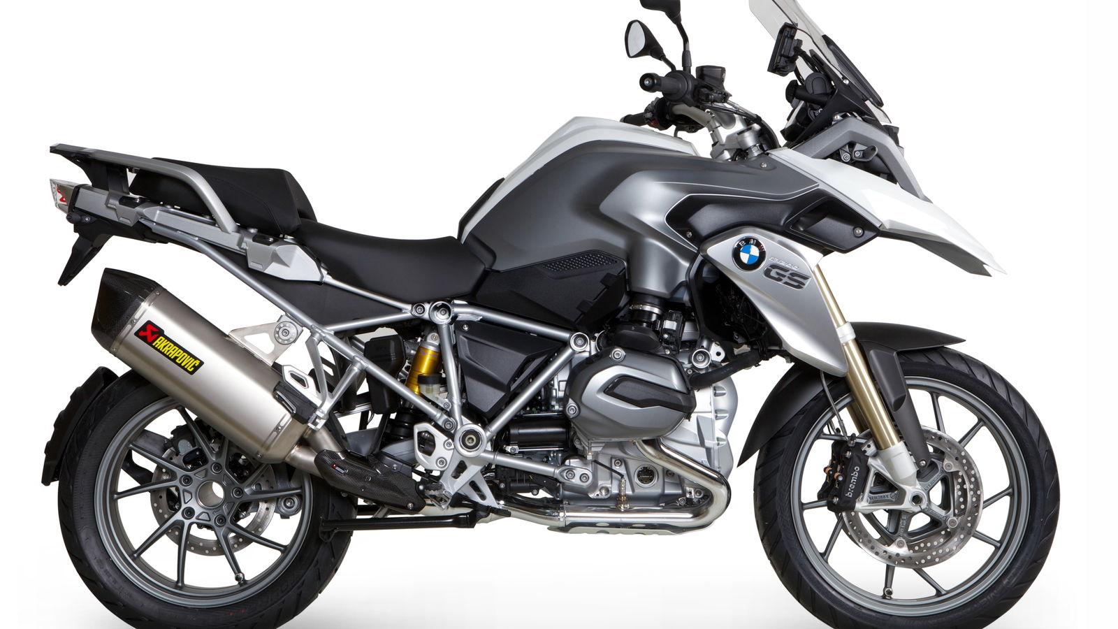 New: Akrapovic's slip on exhaust for the 2013 1200GS