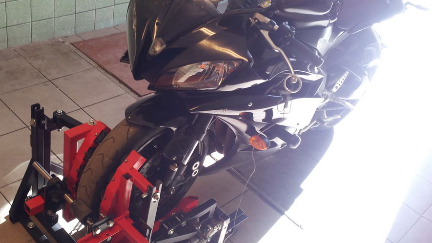 90 degrees motorcycle stand