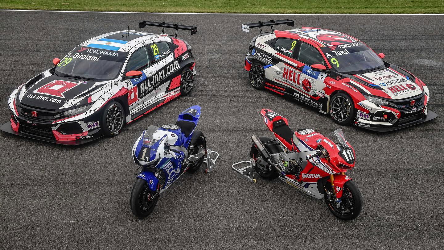 Honda EWC and Honda WTCR meet at Slovakiaring