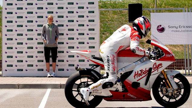 Tennis ace beats Moto2 racer
