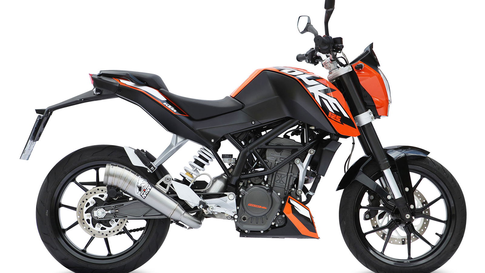 New: MIVV exhausts for KTM Duke 125 and 200