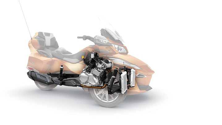 Can-Am Spyder RT turns triple