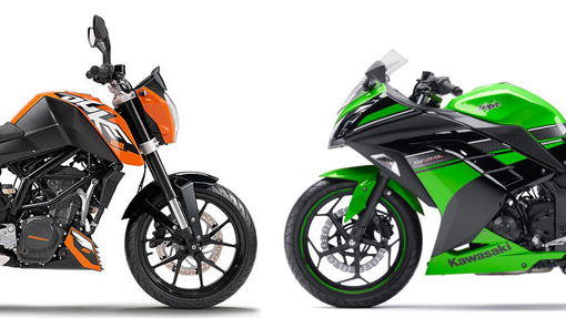 Versus: Kawasaki Ninja 300 vs KTM 200 Duke
