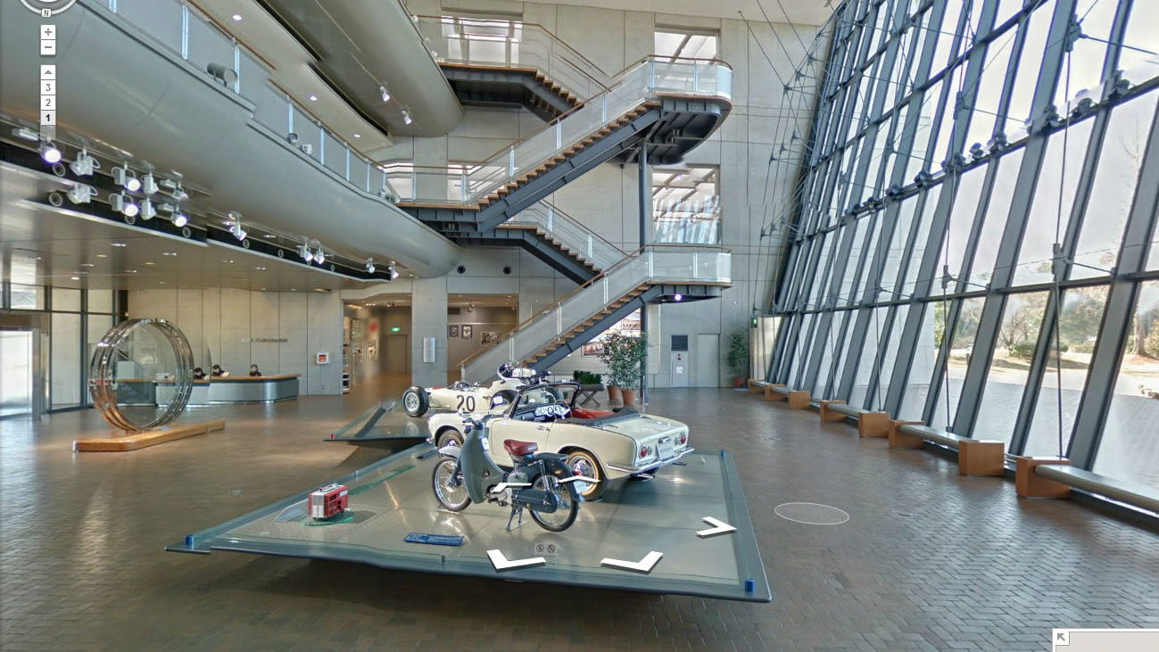 See the famous Honda Collection Hall in Japan - on Street View