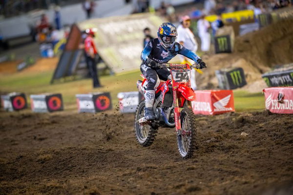 Ken Roczen, Daytona Supercross 2022. Credit: Honda Racing Corporation.